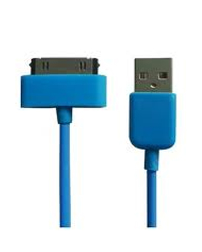 USB Sync Data Charging Cable For iPod iPhone 4/4S iPad2/3 Blue
