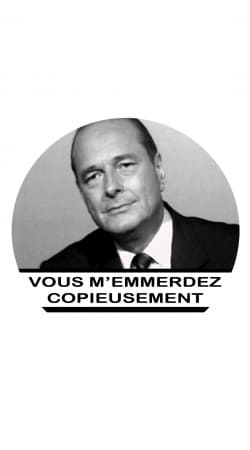 cover Chirac Vous memmerdez copieusement