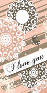 cover Flower Pastel I love you