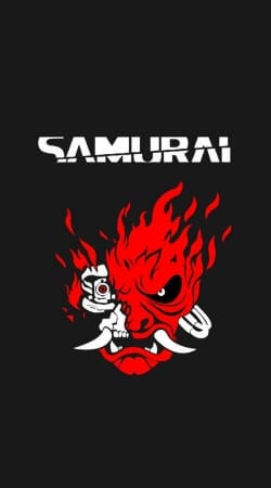 cover cyberpunk samurai