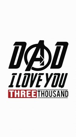 cover Dad i love you three thousand Avengers Endgame