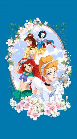 cover Disney Princess Feat Sailor Moon