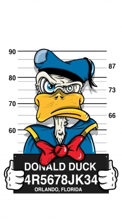 cover Donald Duck Crazy Jail Prison