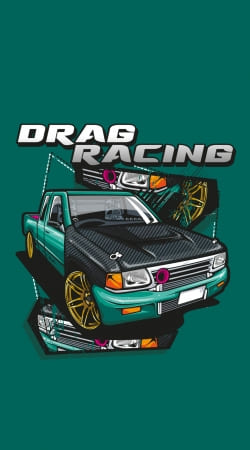 cover Drag Racing Car
