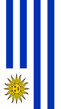 cover flag of Uruguay