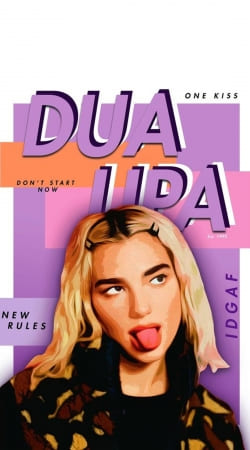 cover Dua Lipa new rules