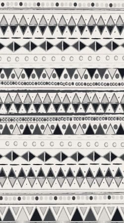 cover Ethnic Candy Tribal in Black and White