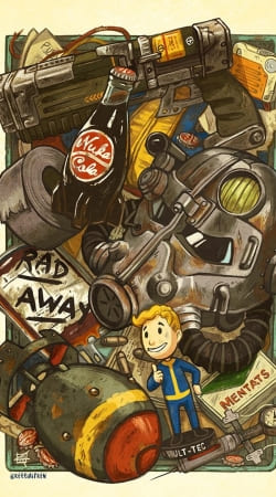 cover Fallout Painting Nuka Coca