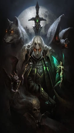cover Fantasy Art Vampire Allucard