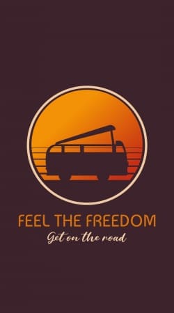 cover Feel The freedom on the road