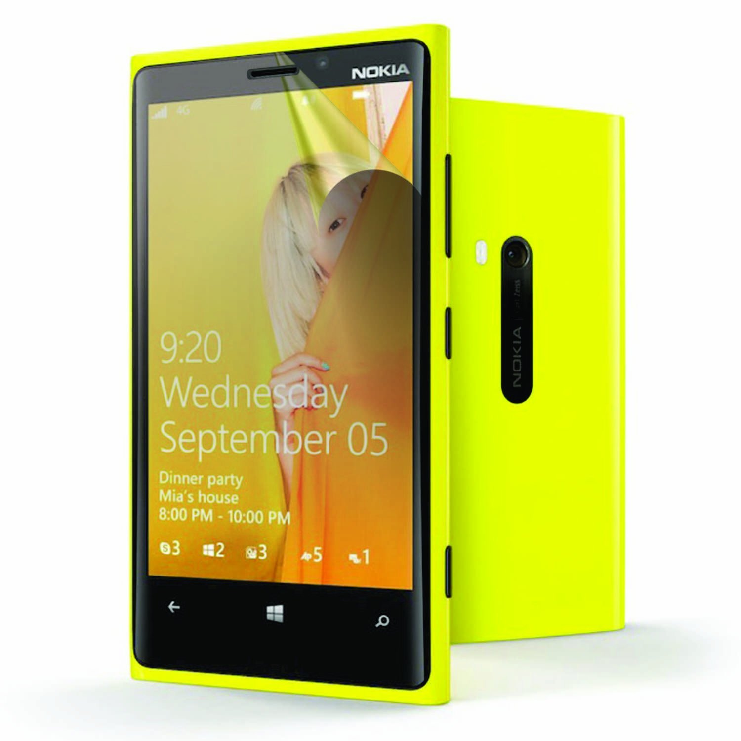 2 Protective Screen Film Nokia Lumia 920