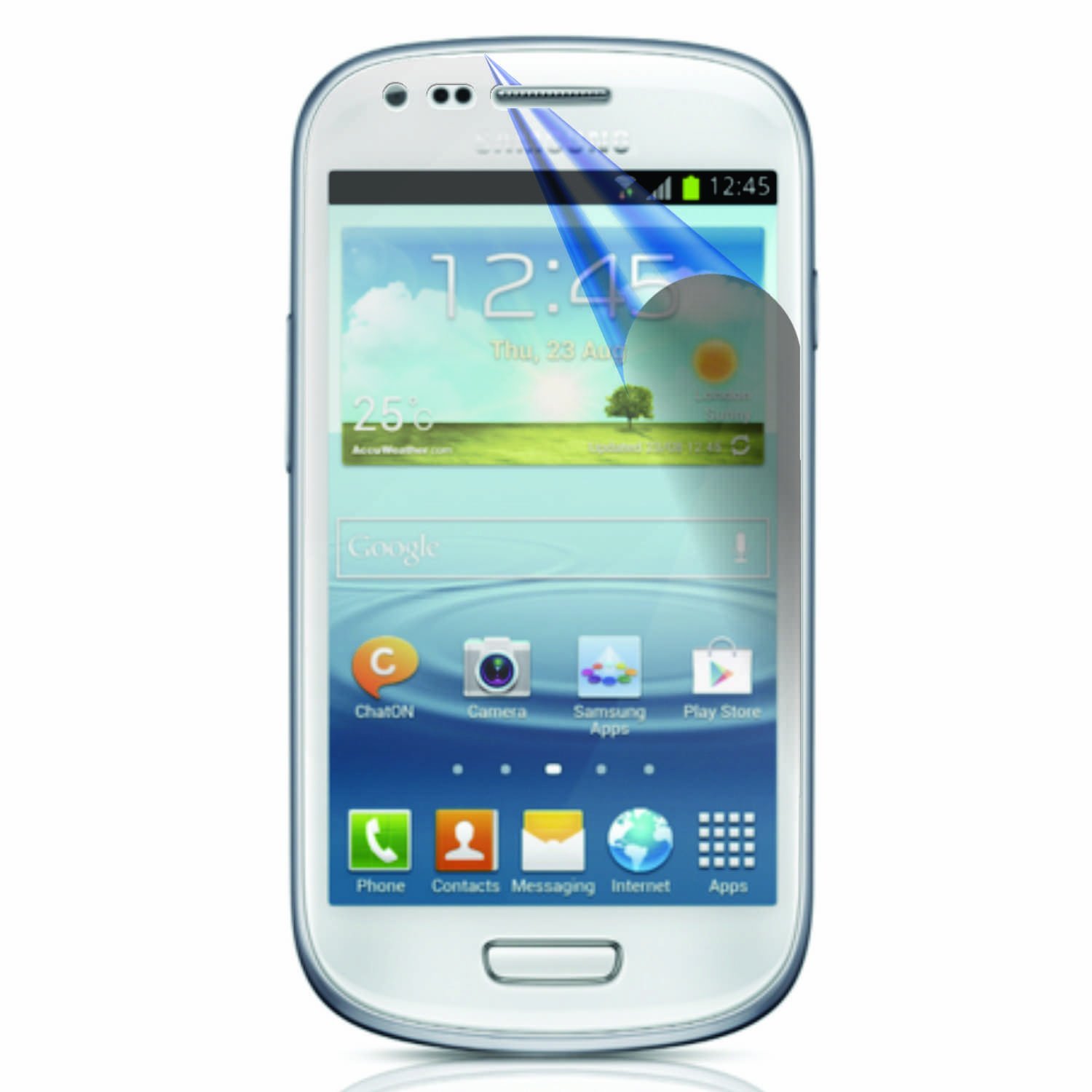 2 Protective Screen Film Samsung Galaxy S3 Mini i8190