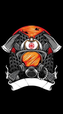 cover Fire Fighter Custom Text