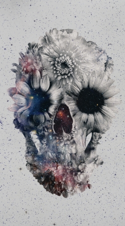 cover Floral Skull 2
