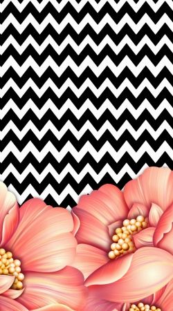 cover flower power and chevron