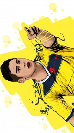 cover Football Stars: James Rodriguez - Colombia
