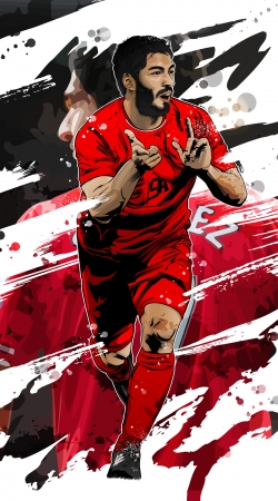 cover Football Stars: Luis Suarez
