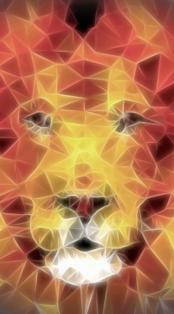cover fractal lion