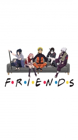cover Friends parodie Naruto manga
