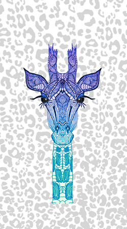 cover Giraffe Purple