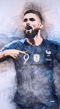 cover Giroud The French Striker