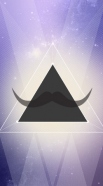 cover Hipster Triangle Mustache