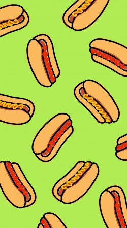 cover Hot Dog pattern