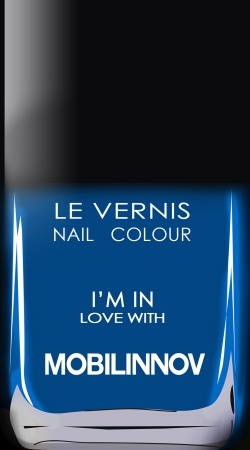 cover Flacon Vernis Blue Love