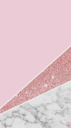 cover Initiale Marble and Glitter Pink
