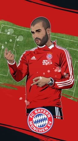 cover Josep Guardiola Bayern Manager - Coach