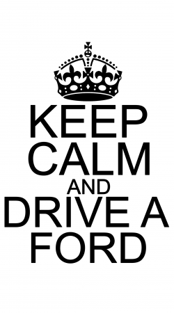 cover Keep Calm And Drive a Ford