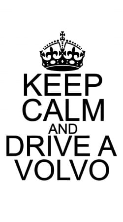 cover Keep Calm And Drive a Volvo