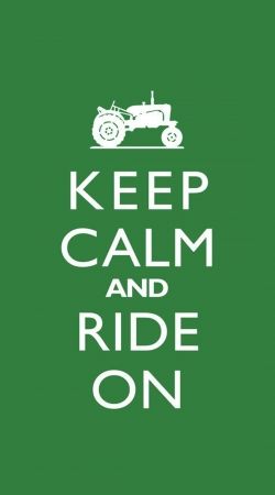 cover Keep Calm And ride on Tractor