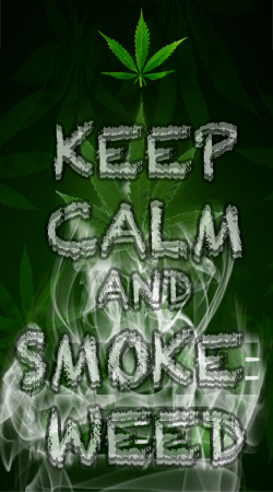 cover Keep Calm And Smoke Weed