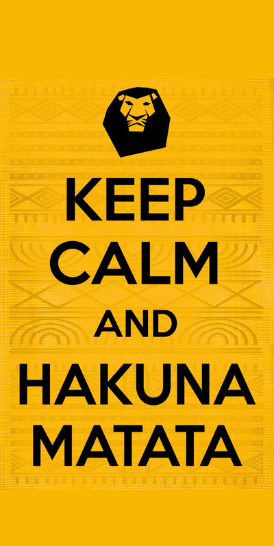 cover Keep Calm And Hakuna Matata