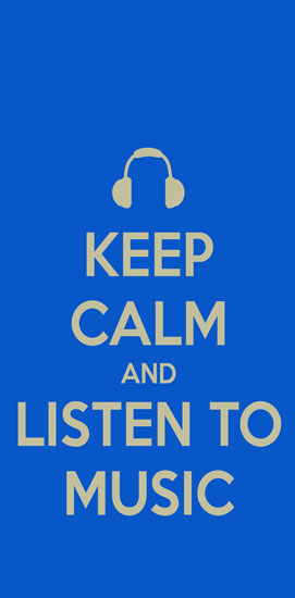 cover Keep Calm And Listen to Music