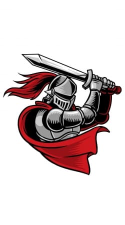 cover Knight with red cap