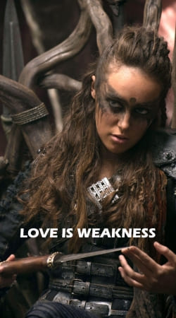 cover Lexa Love is weakness