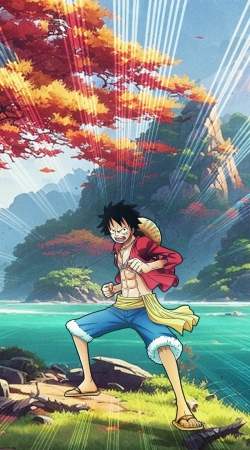 cover Luffy Powerful