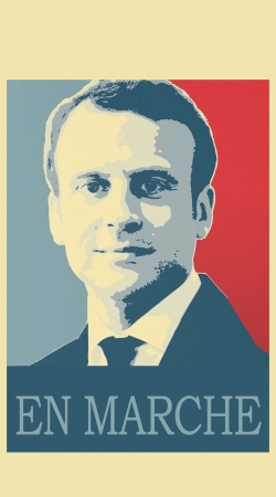 cover Macron Propaganda En marche la France