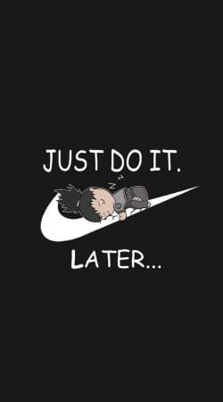 cover Nike Parody Just do it Later X Shikamaru