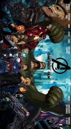 cover One Piece Mashup Avengers