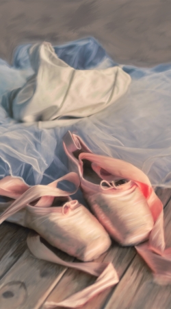 cover Painting ballet shoes and jersey