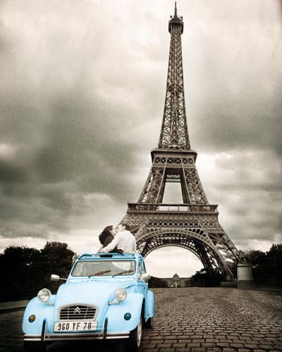 cover Eiffel Tower Paris So Romantique