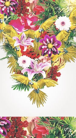 cover Parrot Floral