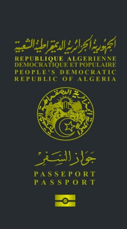 cover Passeport Algeria