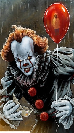 cover Pennywise Ca Clown Red Ballon