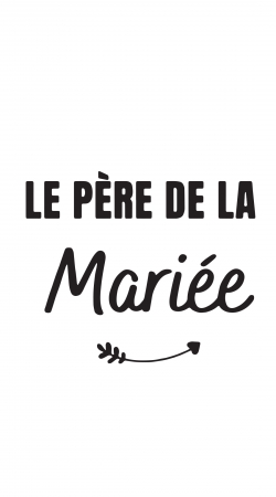 cover Pere de la mariee