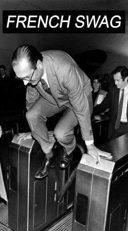 cover President Chirac Metro French Swag