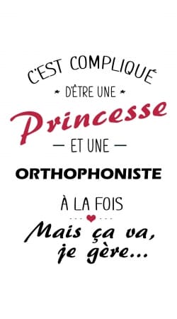 cover Princesse et orthophoniste